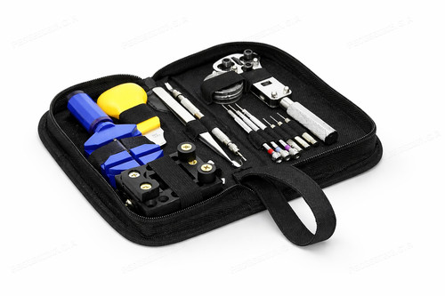 Watch repair tool kit set - kit, back