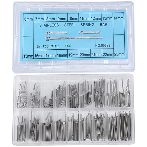 Stainless steel watch - steel, pin
