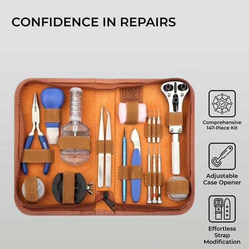 147 piece watch repair kit - piece,