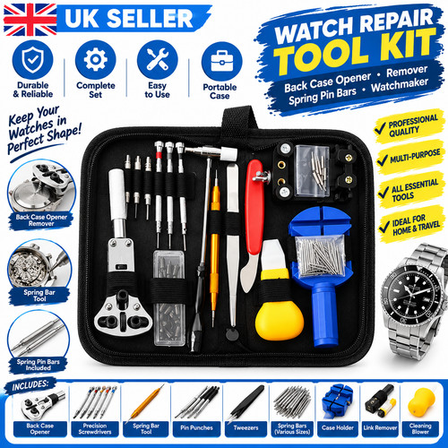 Watch repair tool kit back - repair,