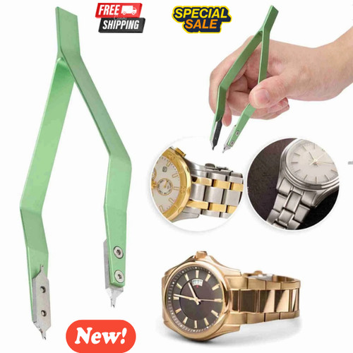 Shaped watch spring bar - v,